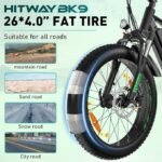 HITWAY 26" 4.0 Fat Tire Electric Bike - Image 6