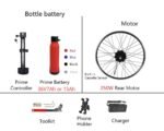 Accolmile 250W rear-motor with bottle battery Conversion kit - Image 2