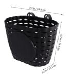 Bicycle Basket Plastic Basket Bike Carrying Storage Replacement Front Cargocycling Plastic Riding L Handlebar Tail Kids Back - Image 11