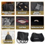 Bicycle Bike Cover For 2 3 bikes Rain Waterproof Dust Snow Sun UV Protector Cover Case For MTB BMX Mountain Hybrid Beach Cruiser - Image 7