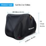 Bicycle Bike Cover For 2 3 bikes Rain Waterproof Dust Snow Sun UV Protector Cover Case For MTB BMX Mountain Hybrid Beach Cruiser - Image 8