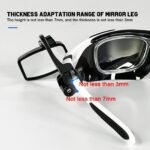 Bike Bicycle Cycling Riding Glasses Rear View Mirror 360 Rearview - Image 4