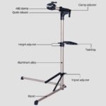 Bike Rack Holder Storage Bicycle Repair Stand Aluminum Alloy Bike Work Stand Professional Bicycle Repair Tools Adjustable Fold - Image 4