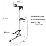 Bike Rack Holder Storage Bicycle Repair Stand Aluminum Alloy Bike Work Stand Professional Bicycle Repair Tools Adjustable Fold - Image 5
