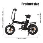 CMACEWHEEL AC16 Folding Electric Bike - Image 3