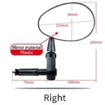 Easy Do Bicycle Handlebar Rear View Mirror 360 Rotate - Image 2