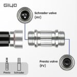 Giyo Portable Bicycle Pump - Image 11