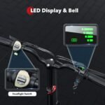 iScooter i12 Electric Scooter With Seat & Carry Basket - Image 8