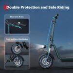 iScooter i12 Electric Scooter With Seat & Carry Basket - Image 9