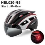 NEWBOLER Cycling Helmet Man Women LED Light Helmet Road Mountain Bike Helmet Lens For Riding Bicycle Sports Skateboard Scooter - Image 25