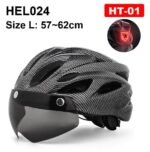 NEWBOLER Cycling Helmet Man Women LED Light Helmet Road Mountain Bike Helmet Lens For Riding Bicycle Sports Skateboard Scooter - Image 3
