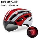 NEWBOLER Cycling Helmet Man Women LED Light Helmet Road Mountain Bike Helmet Lens For Riding Bicycle Sports Skateboard Scooter - Image 6