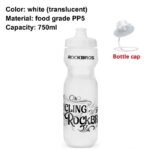 ROCKBROS 750ml Bicycle Water Bottle Food Grade Sports Fitness Running Riding Camping Hiking Kettle Leak-proof Bike Bottle Cage - Image 15