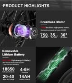 SAMEBIKE RS-A01 Electric Bike - US - Image 9