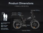 SAMEBIKE RS-A02 Electric Folding Bike - Image 12